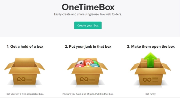 Chia sẻ dữ liệu theo kiểu mới với OneTimeBox