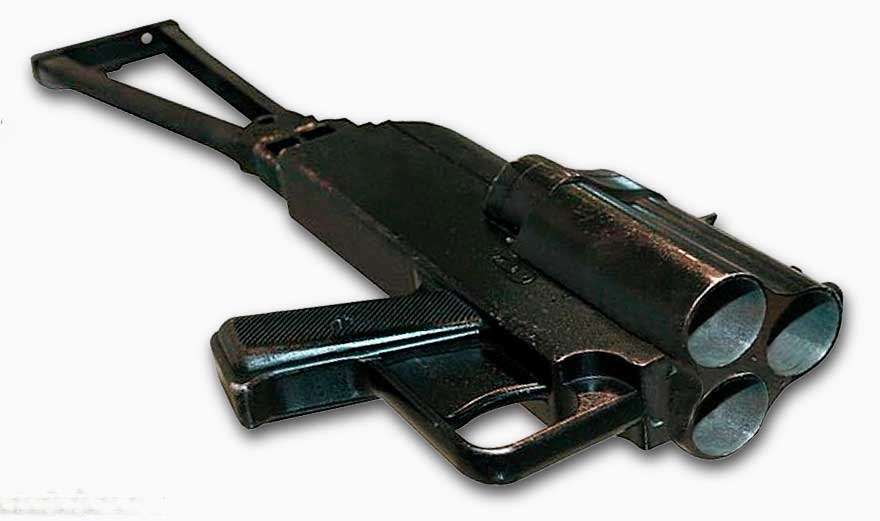 Súng phóng lựu đa năng xách tay sử dụng nhiều loại đạn khác nhau.