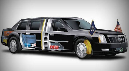 Lộ chi tiết 'siêu limousine' của Tổng thống Obama - 1