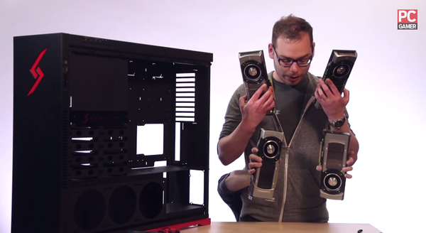 Large Pixel Collider - Qu&aacute;i vật PC với 4 card GTX Titan 4
