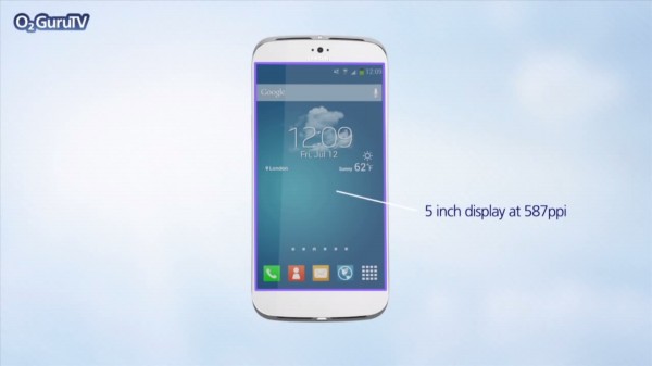 Concept đầy mê hoặc của Galaxy S5 với VXL tám lõi 64-bit, màn hình dẻo 2K, 587ppi