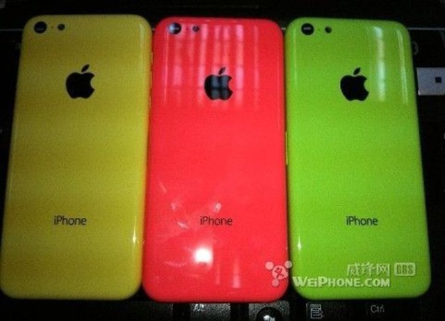 Rò rỉ màu sắc mới cho iPhone giá rẻ