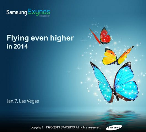 The Samsung Exynos will apparently be the subject of an announcement at CES 2014