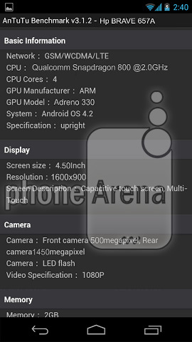 Điện thoại Android giống iPhone 5 sẽ thuộc dòng cao cấp