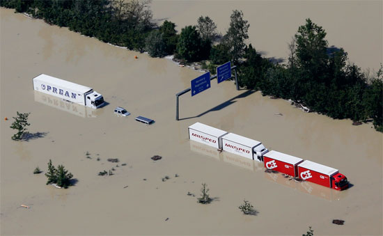  Trận lụt thế kỷ tại Châu Âu.