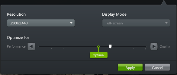 Adjusting Optimal Playable Settings