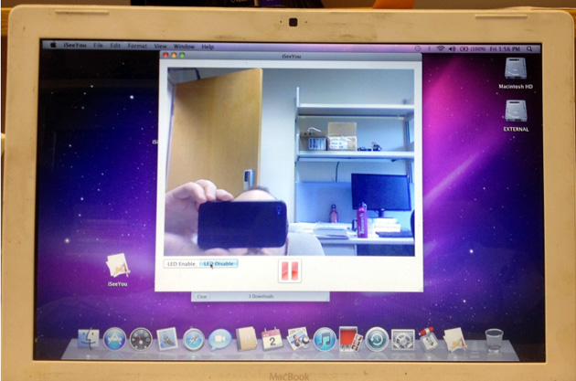 iSeeYou MacBook webcam control