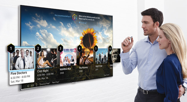 Samsung 2014 Smart TV interface