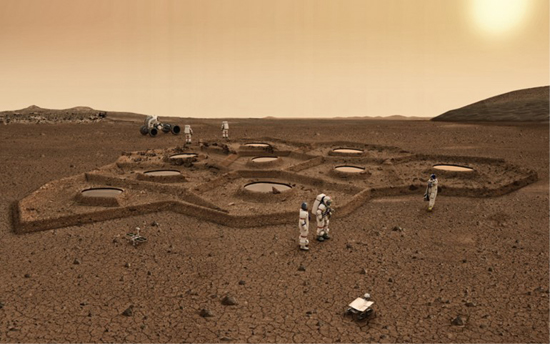 Kiến trúc sư thiết kế nhà trên sao Hỏa