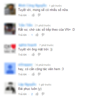  Comment ủng hộ trên Youtube