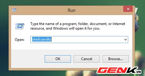 Tùy biến đường dẫn Send to của Windows 3