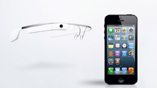 iPhone-owning Google Glass owners may soon be able to get notifications ... as long as the...