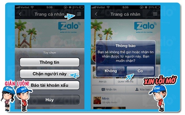Làm thế nào để “riêng tư” hơn trên Zalo?