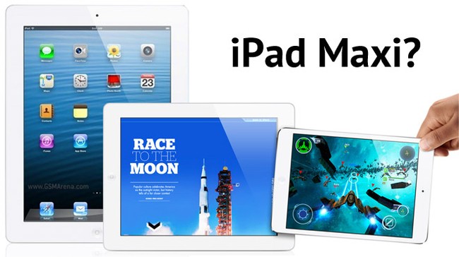 iPad Maxi m&agrave;n h&igrave;nh 12,9 inch của Apple sắp c&oacute; mặt tr&ecirc;n thị trường
