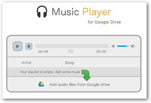 Tạo danh sách các bài hát yêu thích từ kho nhạc Google Drive của bạn 3
