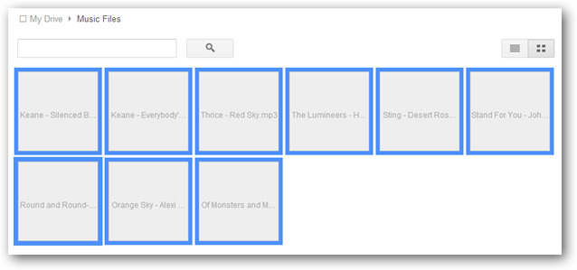 Tạo danh sách các bài hát yêu thích từ kho nhạc Google Drive của bạn 4