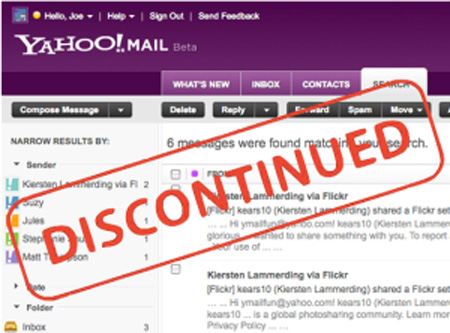 Yahoo ngừng cung cấp Mail Classic kể từ 03/6/2013