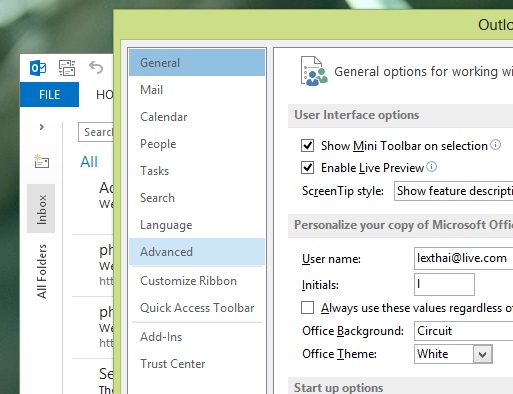 Chia sẻ dữ liệu RSS giữa Windows Internet Explorer và Outlook