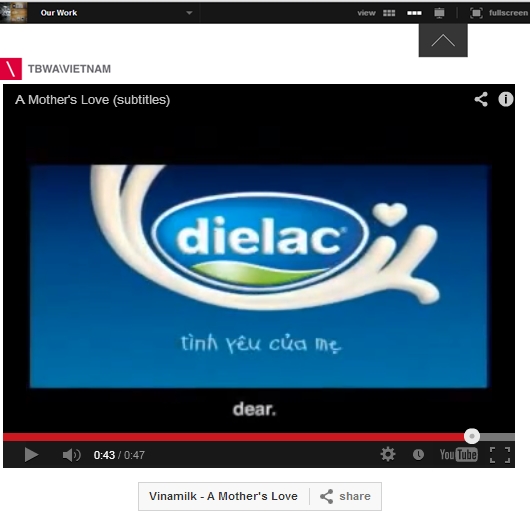  Clip quảng cáo Dielac của Vinamilk thực hiện bởi TBWA