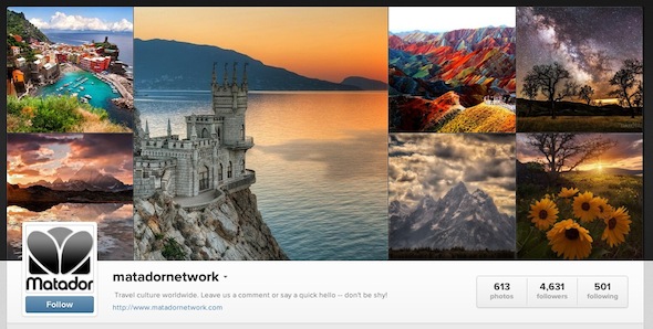 Vòng quanh thế giới với 10 tài khoản Instagram