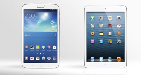 Samsung, Galaxy Tab 3, iPad Mini, Apple, tablet, đọ cấu hình