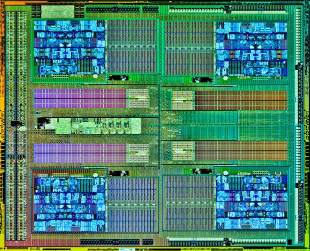  Die chip Vishera với 4 cụm module Piledriver.