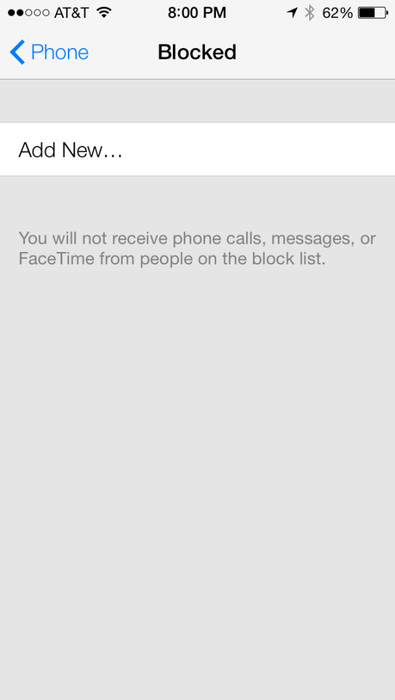 iOS7 cho phép chặn cuộc gọi tới iPhone 1