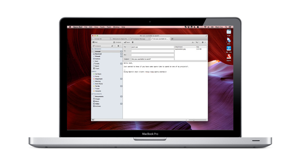 Opera Next&#39;s Mail Client Is Now Its Very Own Desktop App