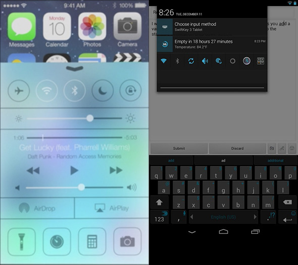 7 tính năng iOS 7 sao chép từ Android 4