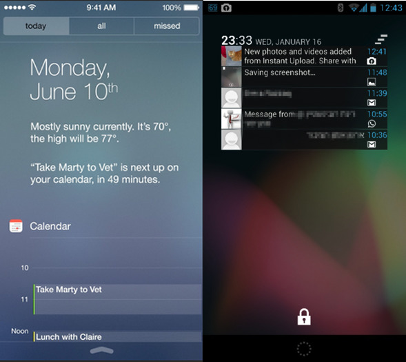7 tính năng iOS 7 sao chép từ Android 6