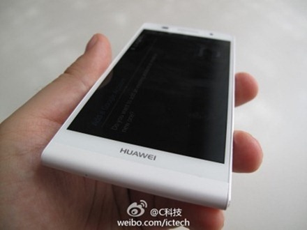 White Huawei Ascend P6