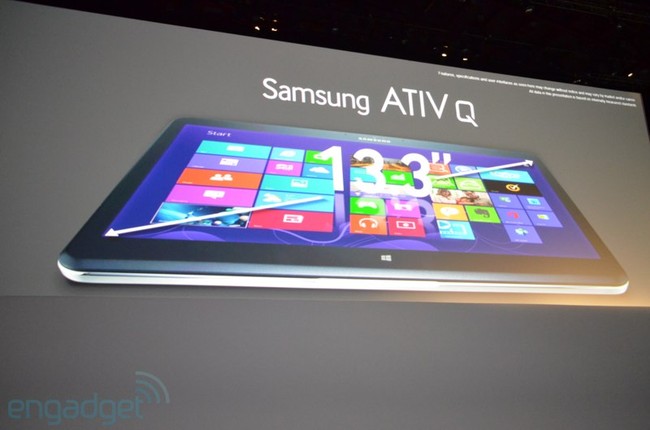  ATIV Q có khả năng chạy Android và Windows 8.