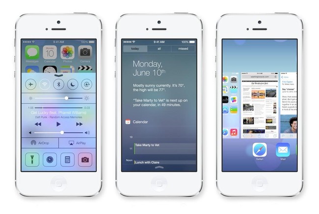Phiên bản iOS 7 beta 3 sẽ được phát hành ngày 8/7