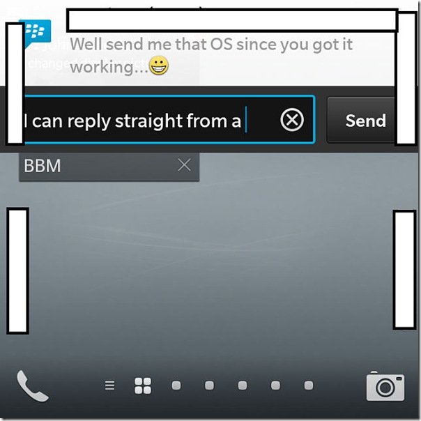 Hé lộ tính năng mới của BlackBerry 10.2 từ ảnh chụp màn hình