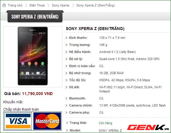 Sony Xperia Z hàng xách tay bán chạy vì giá “quá tốt” 2