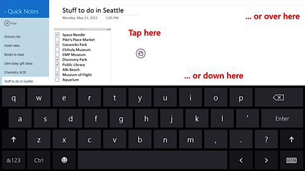 OneNote for Windows 8 gains Office 365 integration, touch keyboard improvements