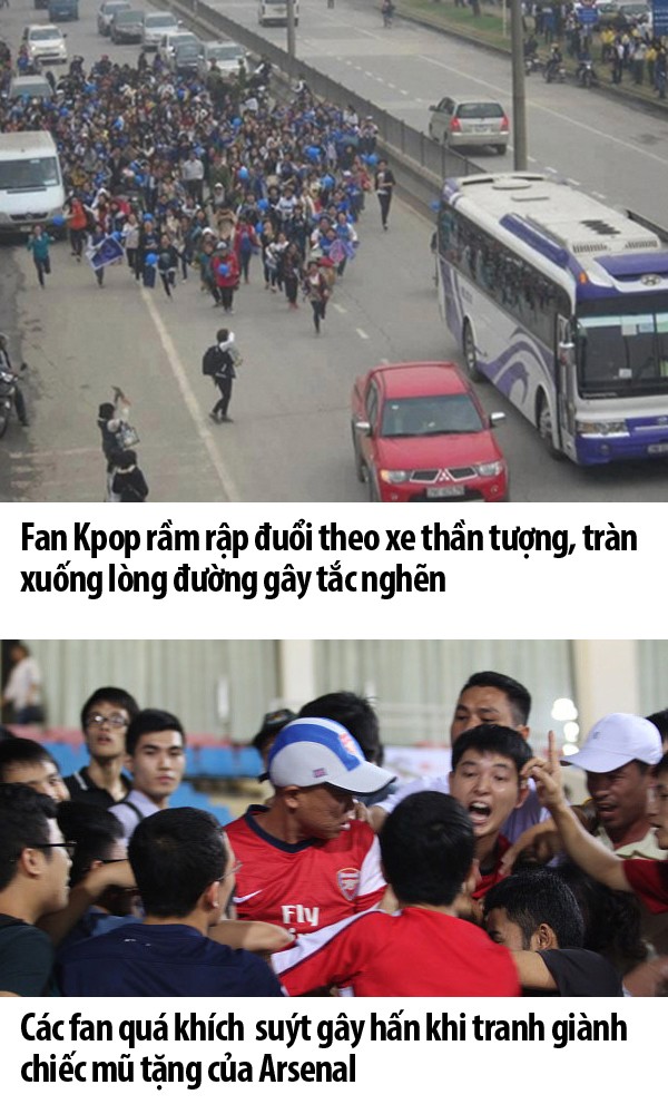 Chùm ảnh: Fan Kpop và Fan bóng đá, họ đâu khác gì nhau! 6