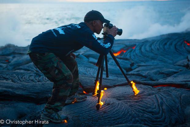 Photographer Gets So Close to Lava That His Shoes and Tripod Catch on Fire 5A2A6597 copy