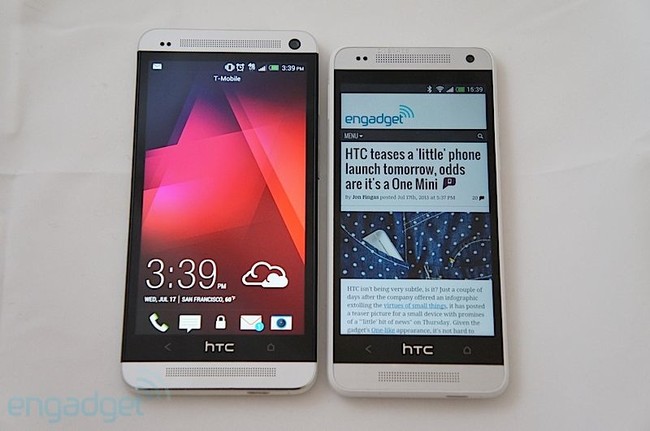 Đi t&igrave;m sự kh&aacute;c biệt giữa HTC One mini v&agrave; HTC One