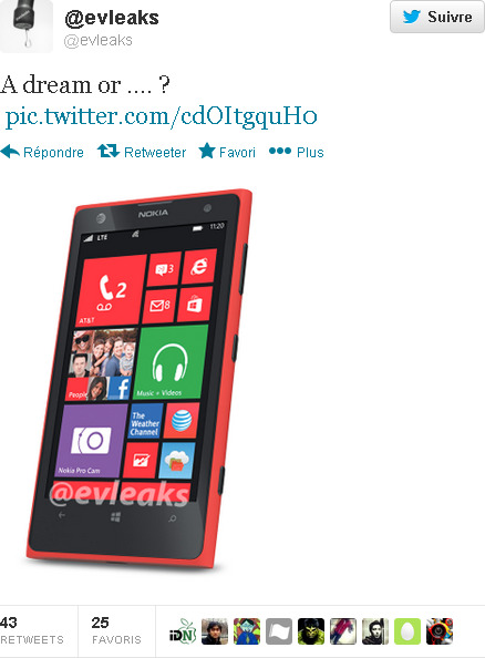 Điện thoại chụp ảnh đẹp Lumia 1020 sẽ có phiên bản màu đỏ?