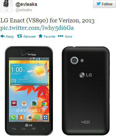  Lộ diện smartphone tầm trung LG Enact.
