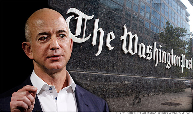Vận mệnh của Washing Post trông chờ vào Bezos.