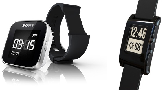 Đồng hồ thông minh Pebble hơn thua gì so với Sony Smartwatch?