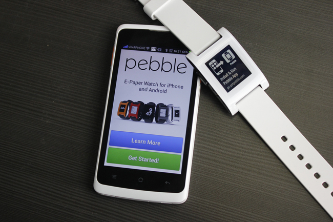  Pebble Watch trên Android.