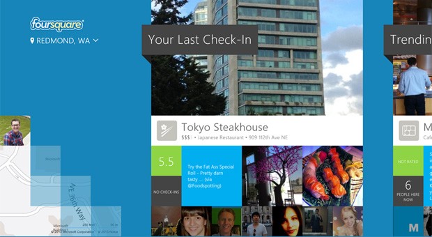 Foursquare now available for Windows 8