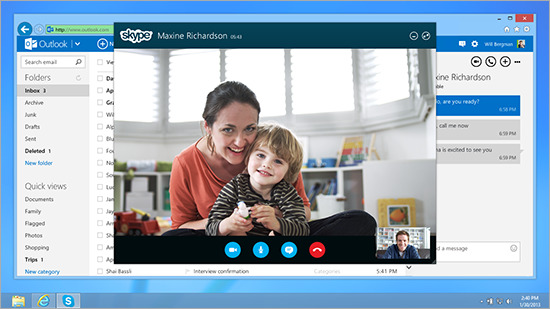  Tương lai của Skype là gọi video 3D. 