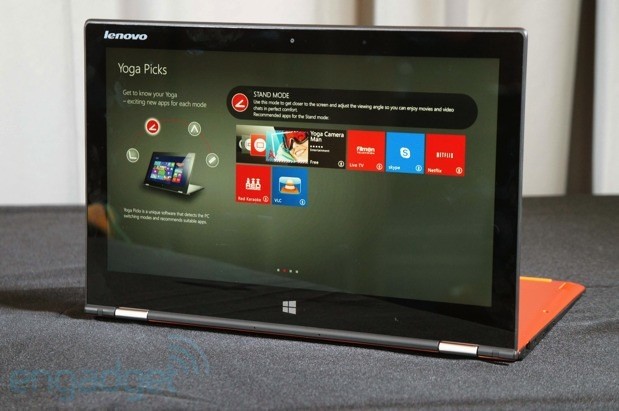 Lenovo announces Yoga 2 Pro with 3,200 x 1,800 screen, slimmer design (hands-on)