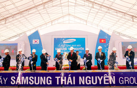  Lễ động thổ tổ hợp công nghiệp trị giá hơn 2,5 tỷ USD của Samsung ở Thái Nguyên