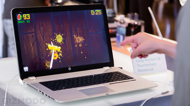 Here's the First Laptop with Leap Motion Built Right In