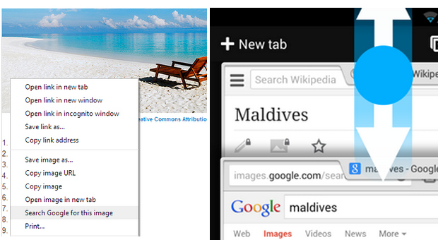 Chrome 30 hits the stable channel with new Android gestures and simpler search by image